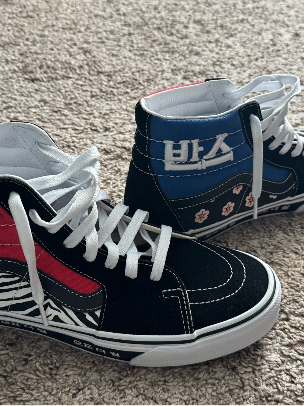 Vans sk8 hi Korean shoes